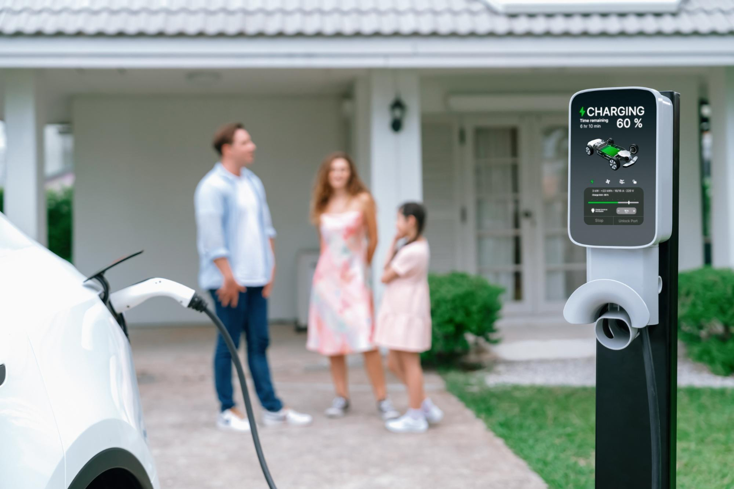 EV charger installation