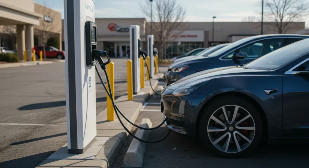 Commercial Level 2 EV Charger in Las Vegas, NV