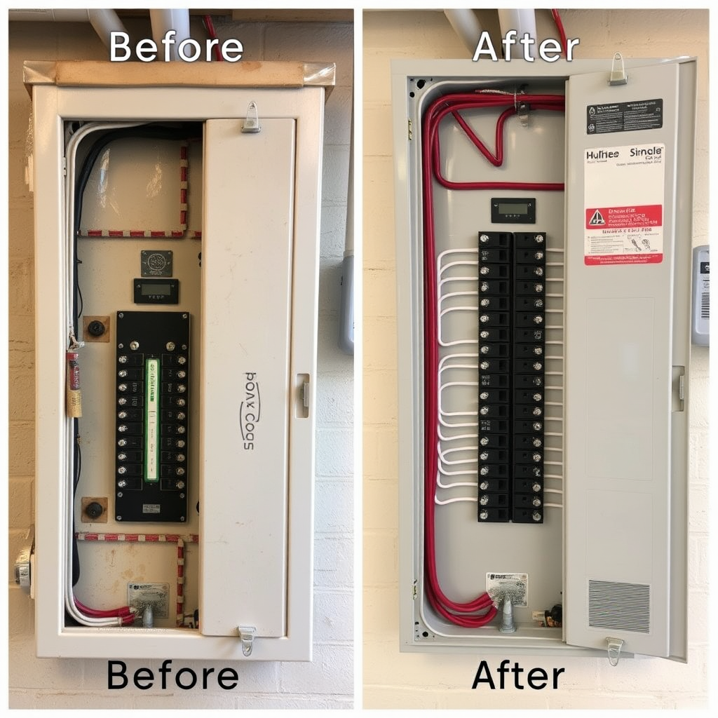 Image showcasing Electric Panel Upgrades in Calico Ridge | Ampere Electric