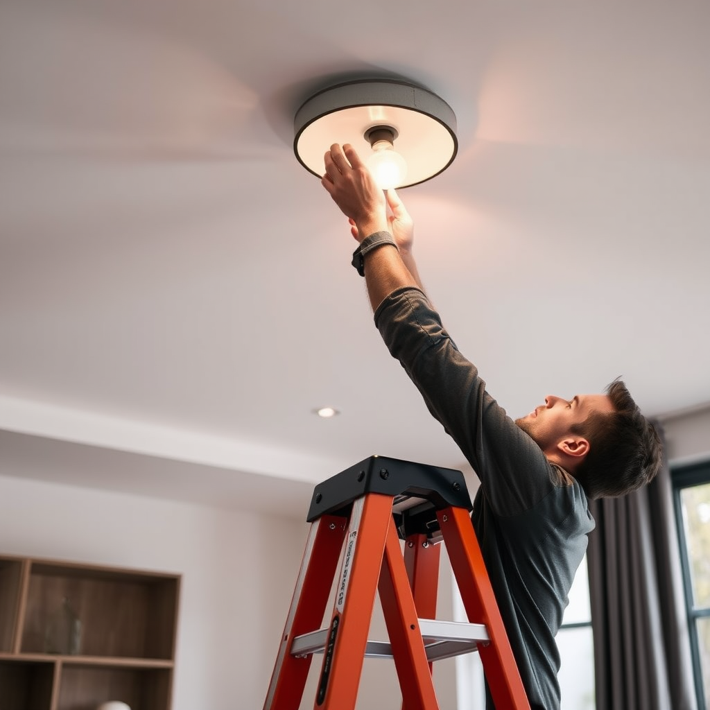 Bright interior after renovation