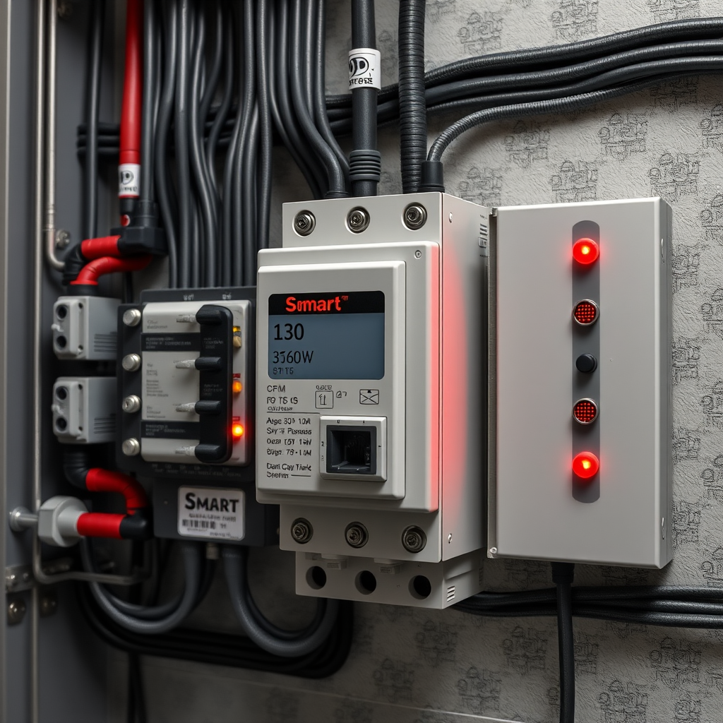 Ampere Electric service van at customer home