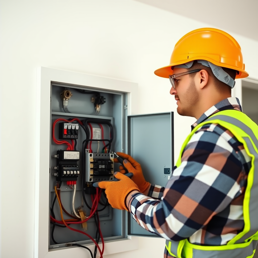 Ampere Electric service vehicle outside home