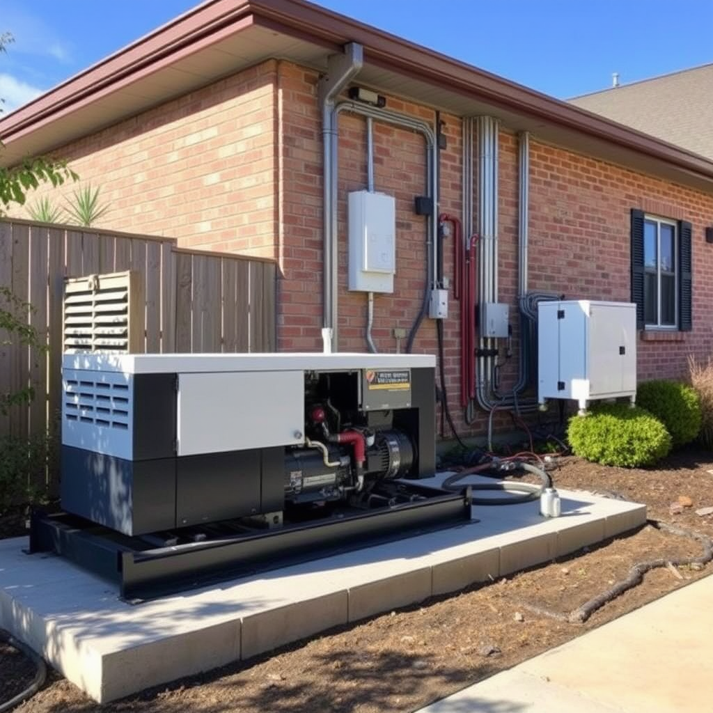 Professional electrical company staff