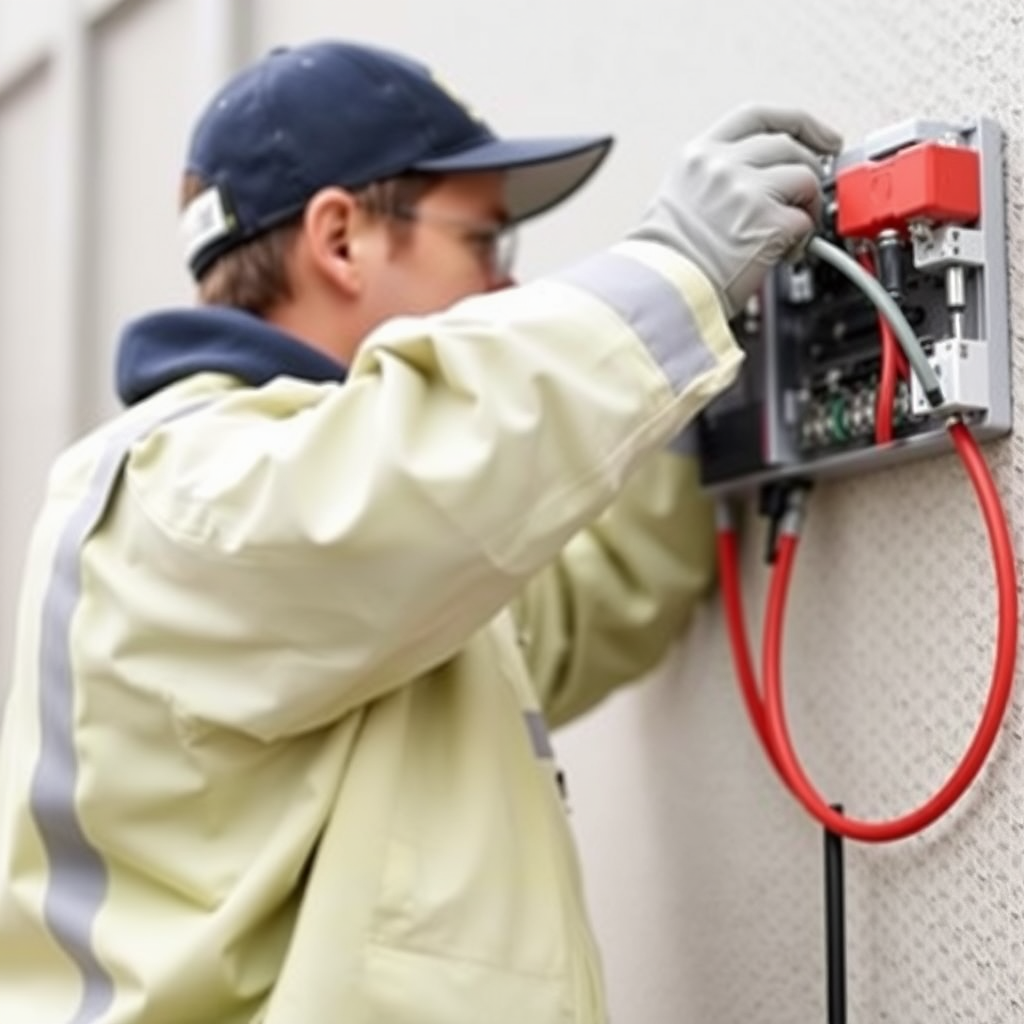 Office with efficient lighting system