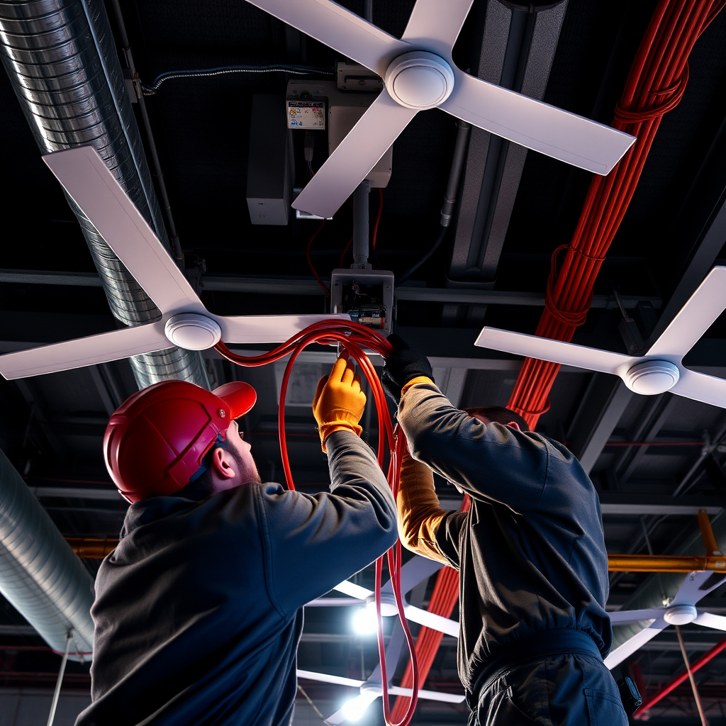 Ampere Electric professional testing new installation