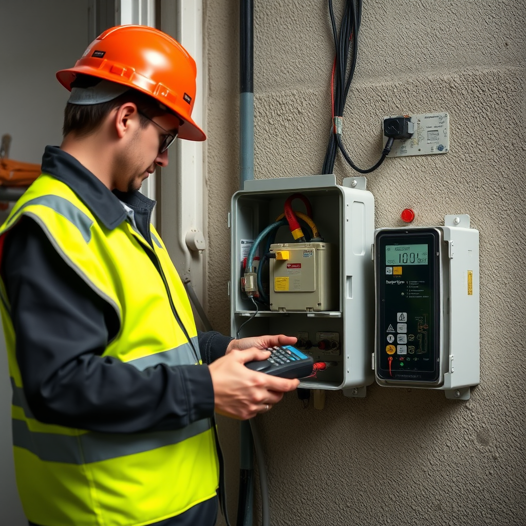 Electric Panel Upgrades in Green Valley 2 Worker ensuring connection stability