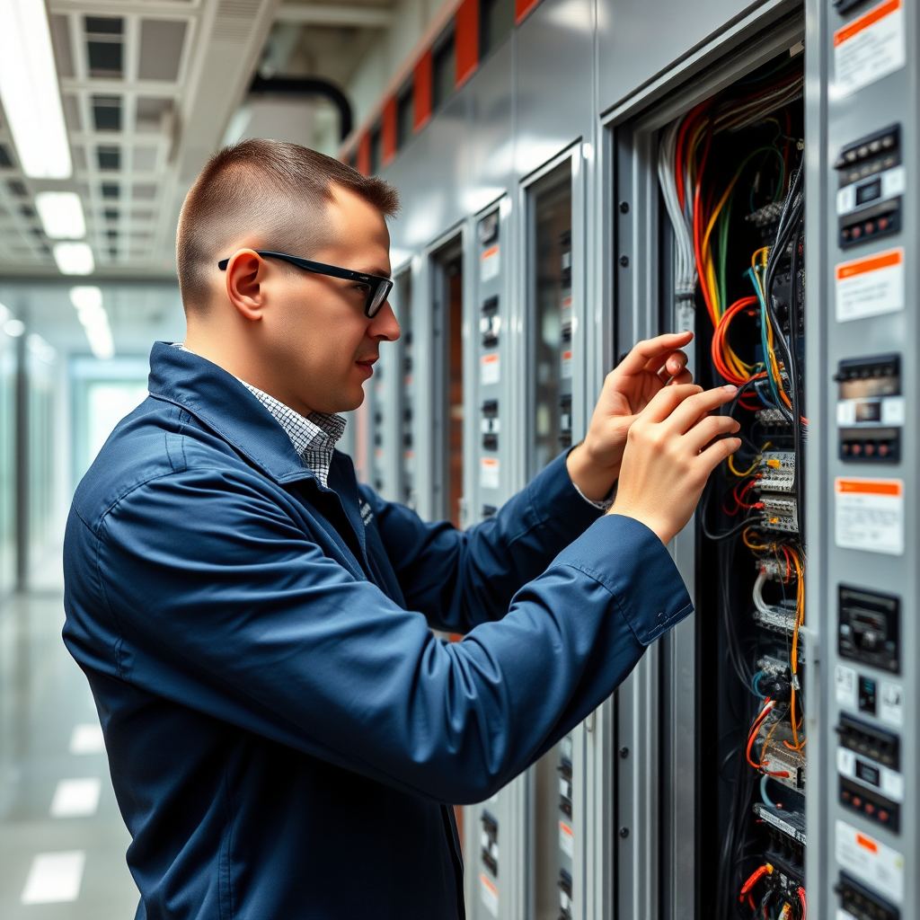 Technician handling circuit tester