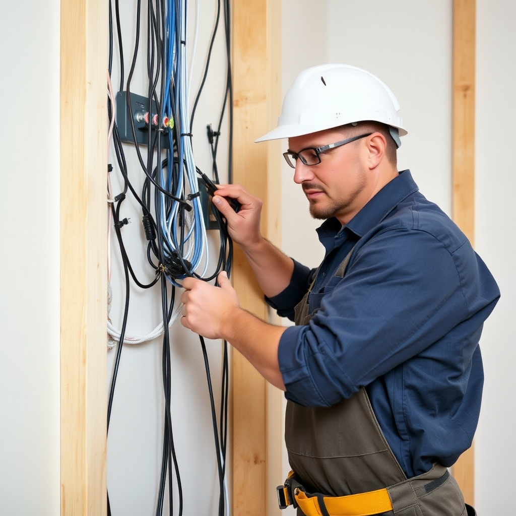 Lighting system in modern building