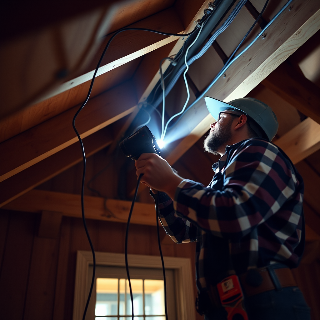 Reliable technician at job site